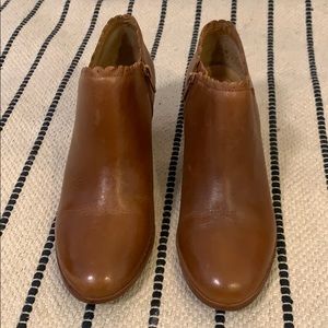 Jack Rogers Scalloped Leather Booties